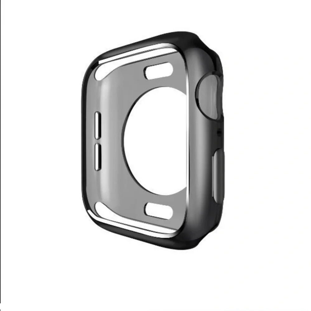 New Black Glossy Apple Watch Bumper Case